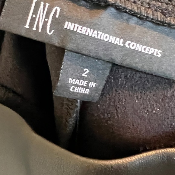 NWOT INC Studded Faux Leather Leggings - Picture 5 of 5